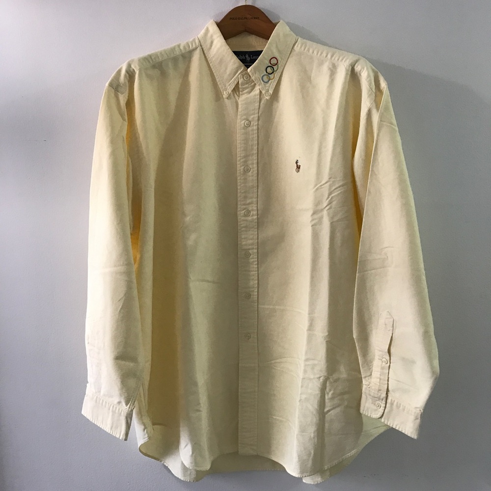 Vintage Olympic Polo Ralph Lauren Long Sleeve Button Down Blake Shirt